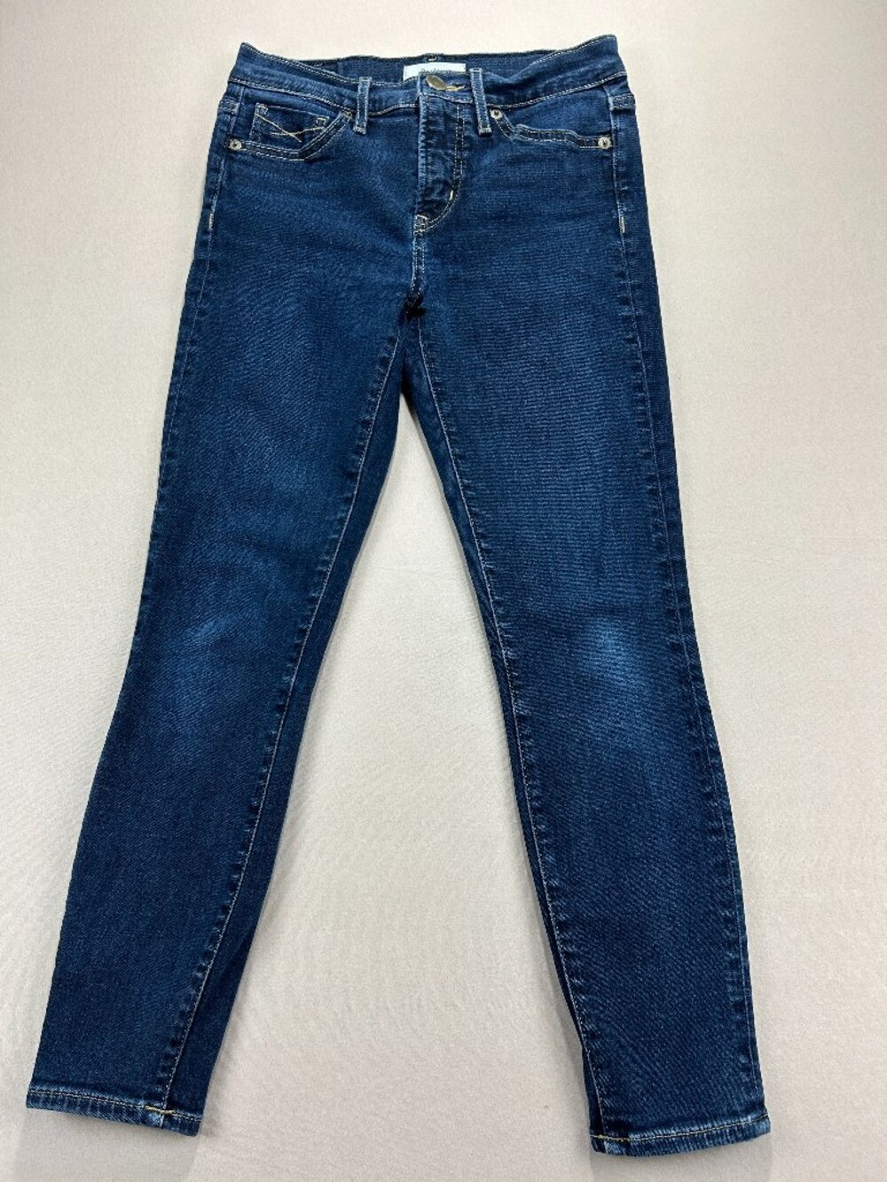 Revtown Jeans Womens Size 25 Blue Decade Denim Mid Rise Ankle Skinny Stretch